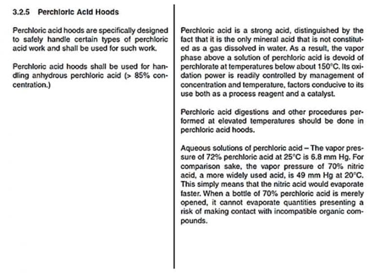 Perchloric Acid Fume Hoods Questions & Answers Flow Sciences, Inc.
