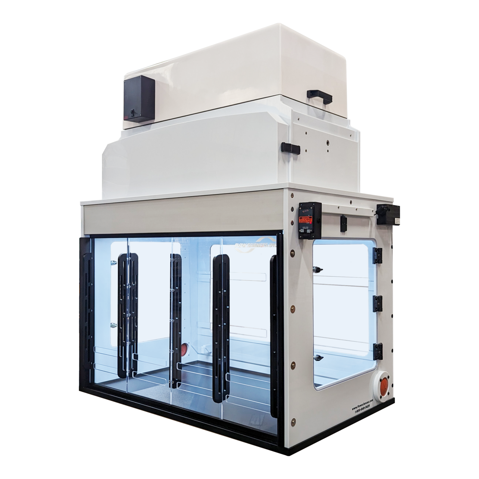 CTX Texture Analyzer/Analytical Balance Sliding Door Enclosure Flow