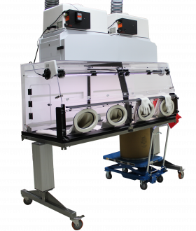 EHAB - Bulk Powder Hybrid Isolator - Acrylic